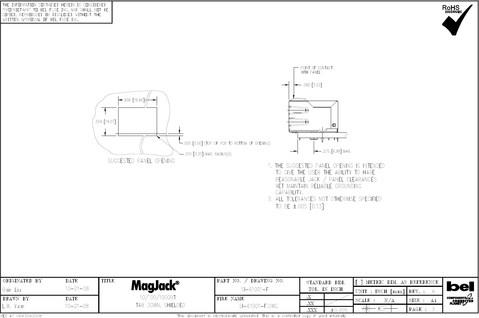 Si 61001 F Datasheet By Stewart Connector Digi Key Electronics